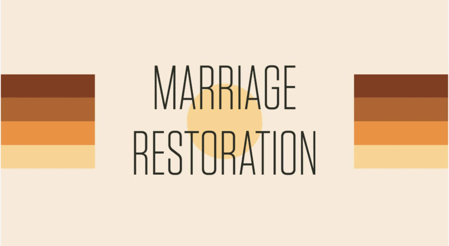 Marriage Restoration